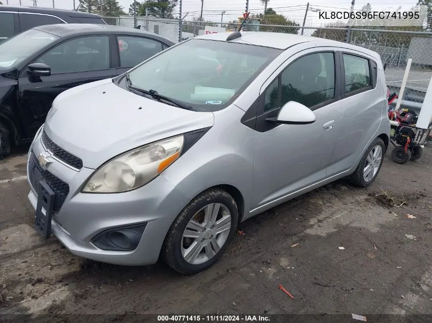 2015 Chevrolet Spark 1Lt Cvt VIN: KL8CD6S96FC741995 Lot: 40771415