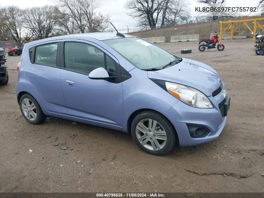 2015 Chevrolet Spark Ls Cvt VIN: KL8CB6S97FC755782 Lot: 40795625