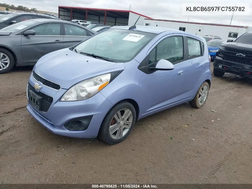 2015 Chevrolet Spark Ls Cvt VIN: KL8CB6S97FC755782 Lot: 40795625