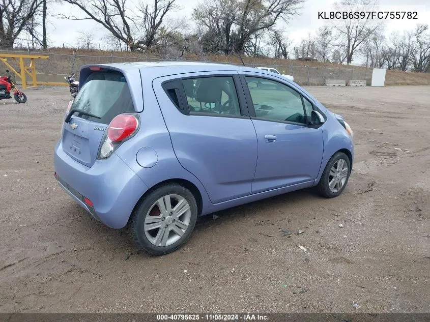 2015 Chevrolet Spark Ls Cvt VIN: KL8CB6S97FC755782 Lot: 40795625