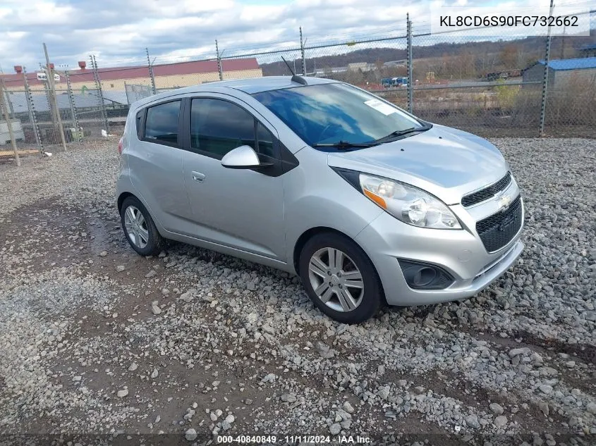 2015 Chevrolet Spark 1Lt Cvt VIN: KL8CD6S90FC732662 Lot: 40840849