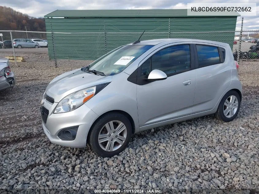 2015 Chevrolet Spark 1Lt Cvt VIN: KL8CD6S90FC732662 Lot: 40840849