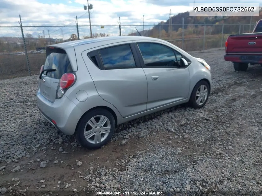 2015 Chevrolet Spark 1Lt Cvt VIN: KL8CD6S90FC732662 Lot: 40840849