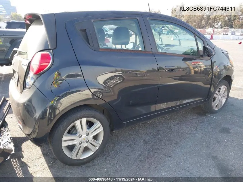 2015 Chevrolet Spark Ls Cvt VIN: KL8CB6S91FC744311 Lot: 40896448