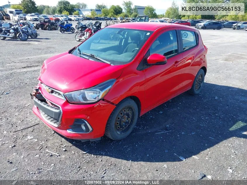 2016 Chevrolet Spark VIN: KL8CD6SA9GC566153 Lot: 12087502