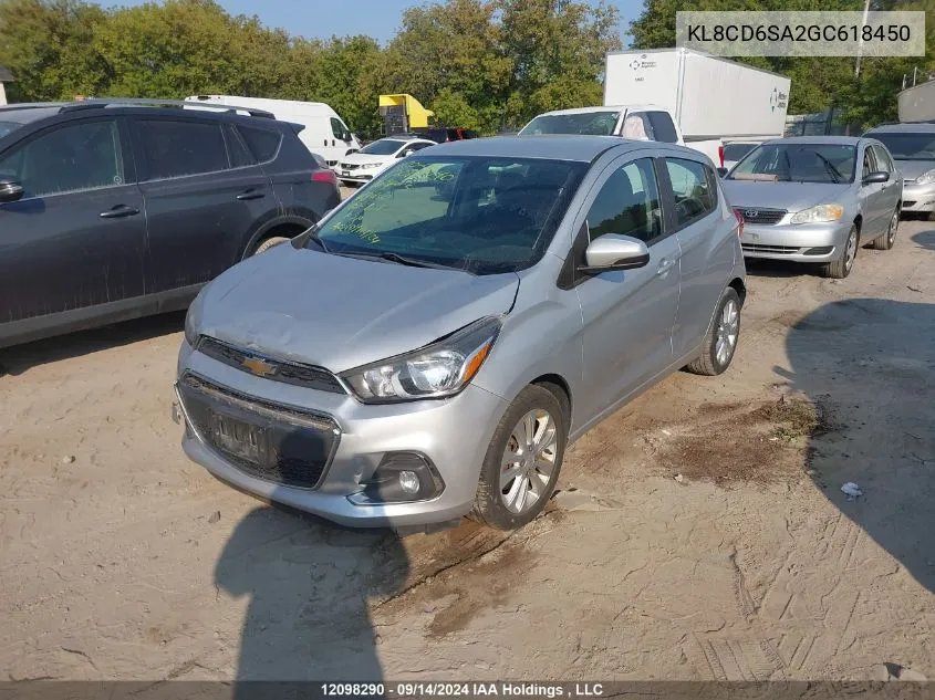 KL8CD6SA2GC618450 2016 Chevrolet Spark