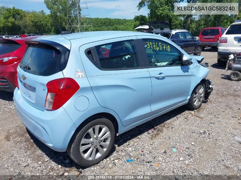 KL8CD6SA1GC583240 2016 Chevrolet Spark 1Lt Cvt