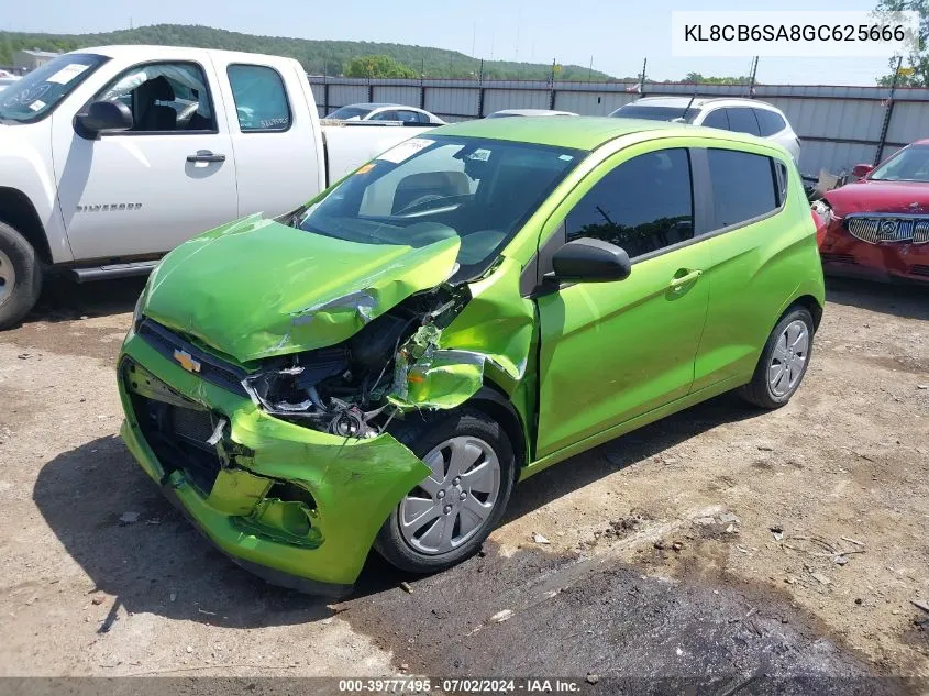 2016 Chevrolet Spark Ls Cvt VIN: KL8CB6SA8GC625666 Lot: 39777495