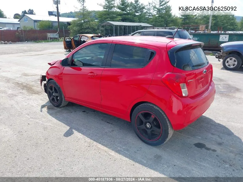 KL8CA6SA3GC625092 2016 Chevrolet Spark Ls Manual