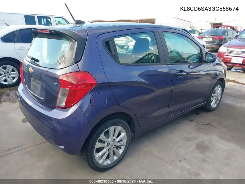 KL8CD6SA3GC568674 2016 Chevrolet Spark 1Lt Cvt