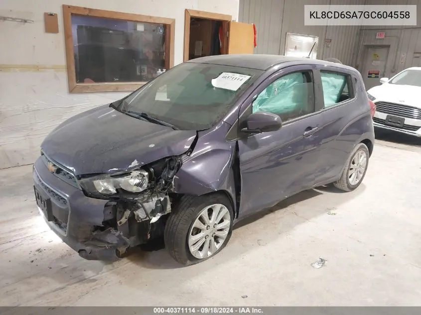 KL8CD6SA7GC604558 2016 Chevrolet Spark 1Lt