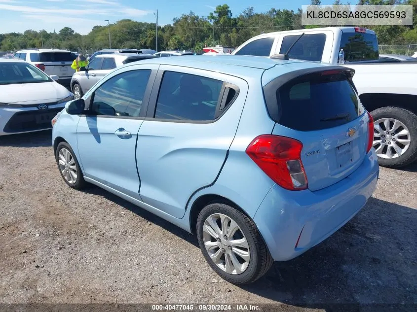 2016 Chevrolet Spark 1Lt VIN: KL8CD6SA8GC569593 Lot: 40477045