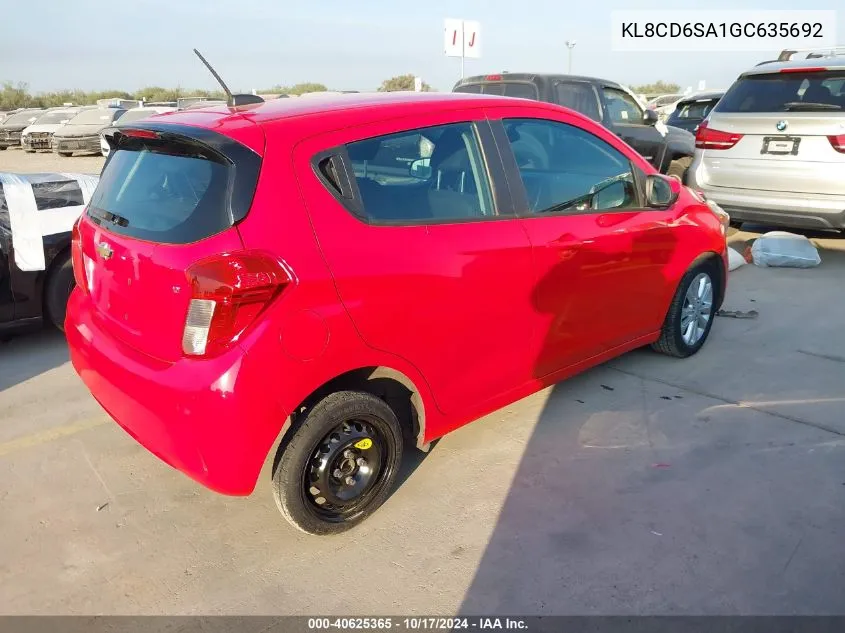 KL8CD6SA1GC635692 2016 Chevrolet Spark 1Lt