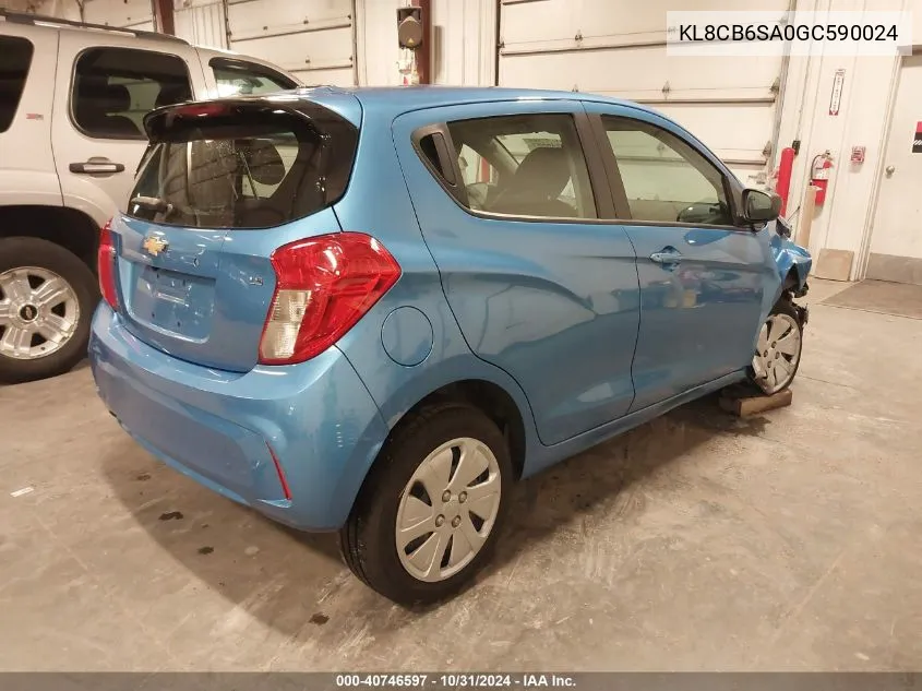 KL8CB6SA0GC590024 2016 Chevrolet Spark Ls Cvt