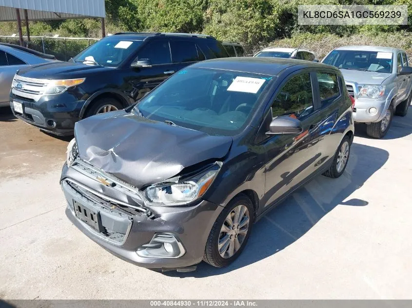 2016 Chevrolet Spark 1Lt Cvt VIN: KL8CD6SA1GC569239 Lot: 40844930