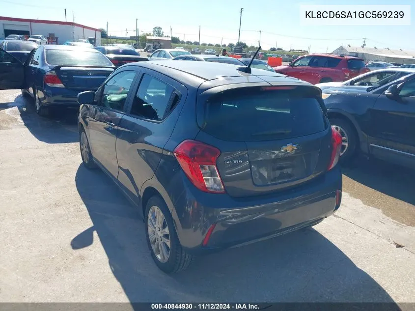 2016 Chevrolet Spark 1Lt Cvt VIN: KL8CD6SA1GC569239 Lot: 40844930