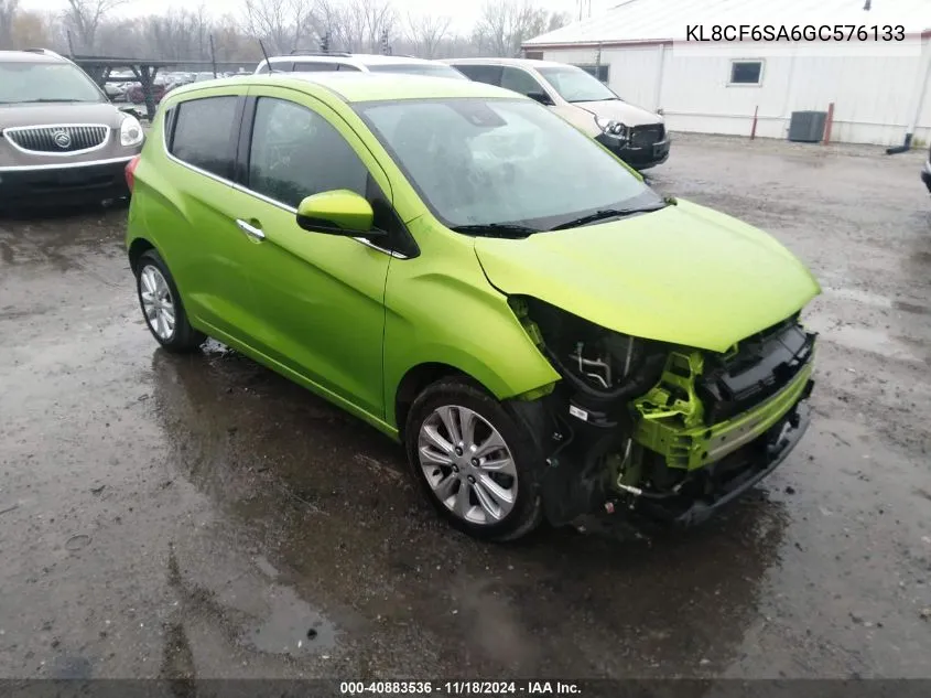 2016 Chevrolet Spark 2Lt Cvt VIN: KL8CF6SA6GC576133 Lot: 40883536