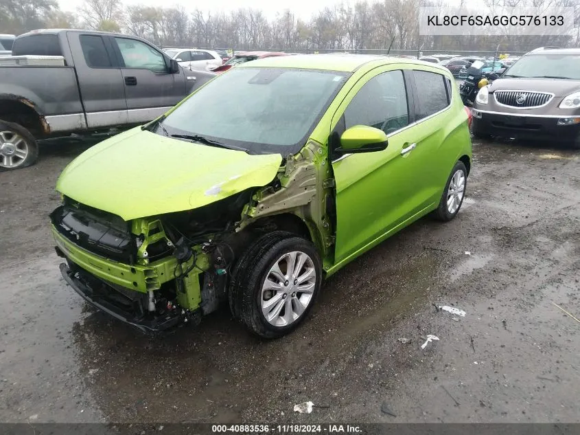 2016 Chevrolet Spark 2Lt Cvt VIN: KL8CF6SA6GC576133 Lot: 40883536