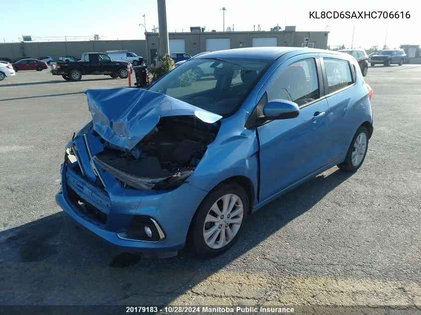 KL8CD6SAXHC706616 2017 Chevrolet Spark Lt