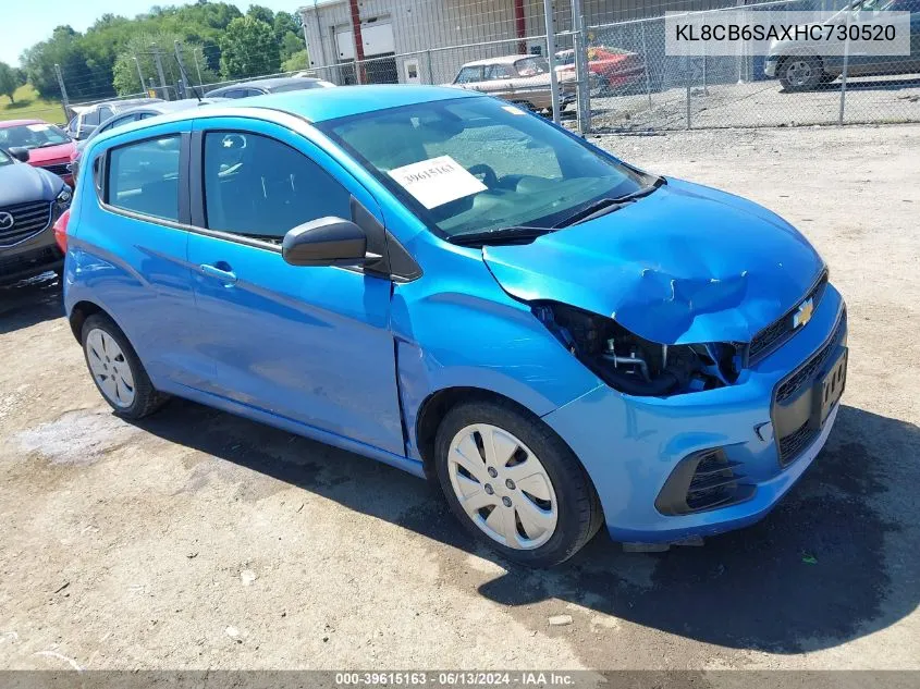 2017 Chevrolet Spark Ls Cvt VIN: KL8CB6SAXHC730520 Lot: 39615163