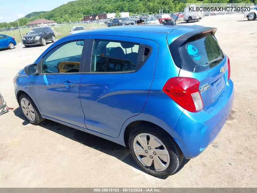 2017 Chevrolet Spark Ls Cvt VIN: KL8CB6SAXHC730520 Lot: 39615163