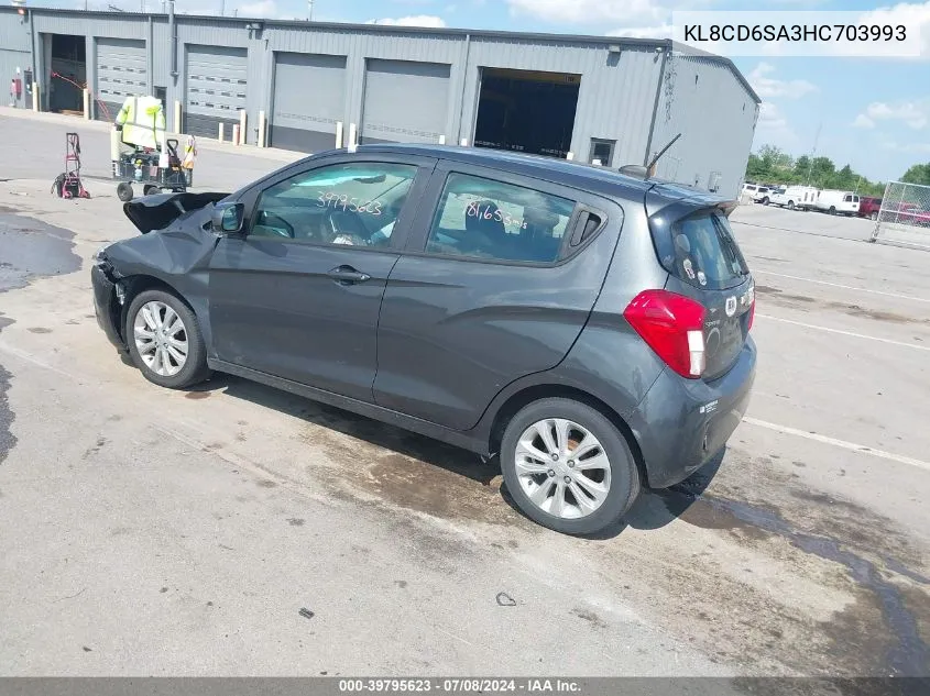 KL8CD6SA3HC703993 2017 Chevrolet Spark 1Lt Cvt