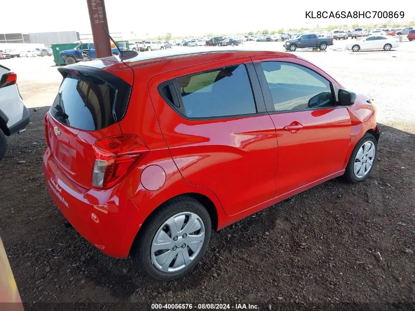 KL8CA6SA8HC700869 2017 Chevrolet Spark Ls Manual