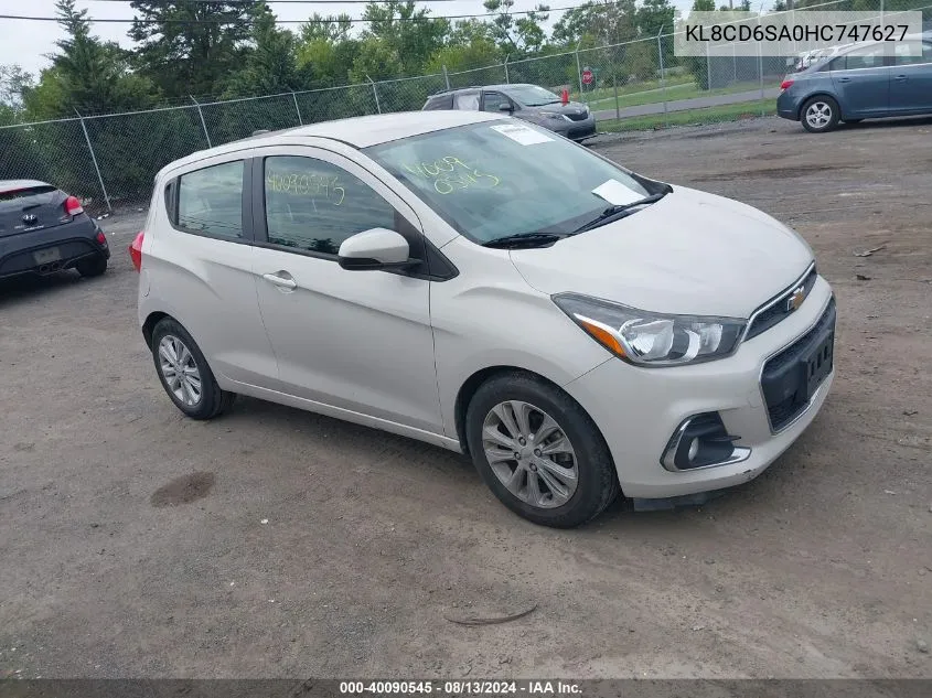 2017 Chevrolet Spark 1Lt VIN: KL8CD6SA0HC747627 Lot: 40090545