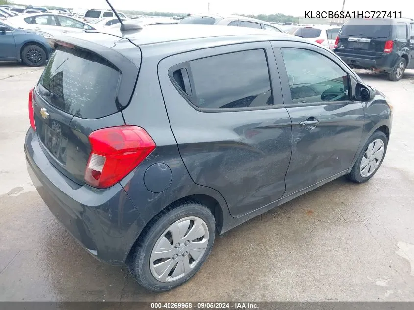 KL8CB6SA1HC727411 2017 Chevrolet Spark Ls Cvt