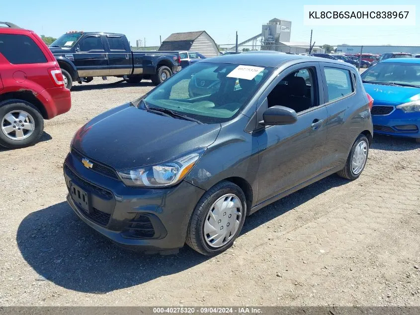 KL8CB6SA0HC838967 2017 Chevrolet Spark Ls Cvt