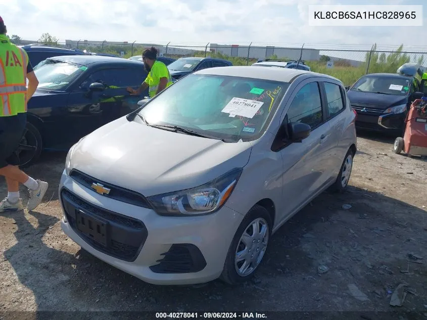 KL8CB6SA1HC828965 2017 Chevrolet Spark Ls Cvt