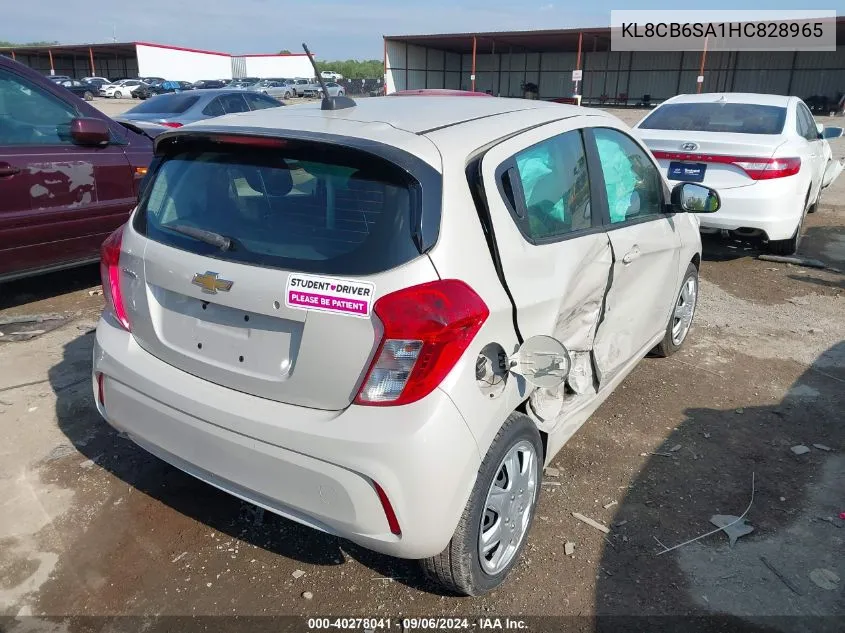 KL8CB6SA1HC828965 2017 Chevrolet Spark Ls Cvt