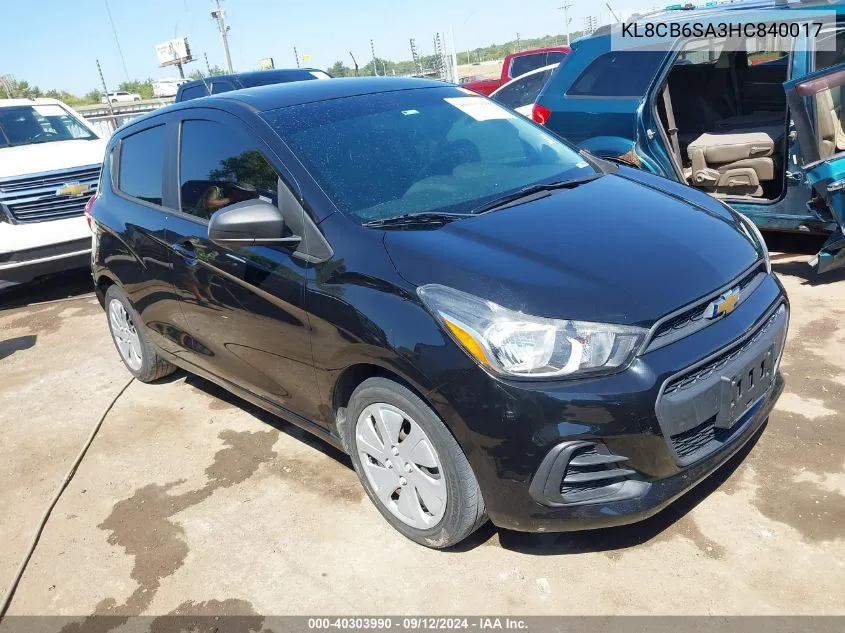 KL8CB6SA3HC840017 2017 Chevrolet Spark Ls