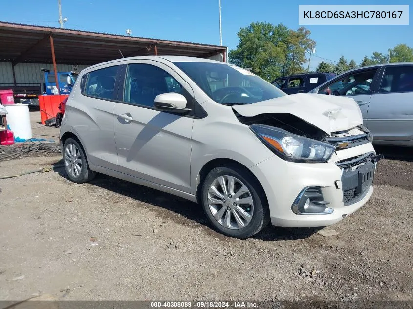 KL8CD6SA3HC780167 2017 Chevrolet Spark 1Lt Cvt