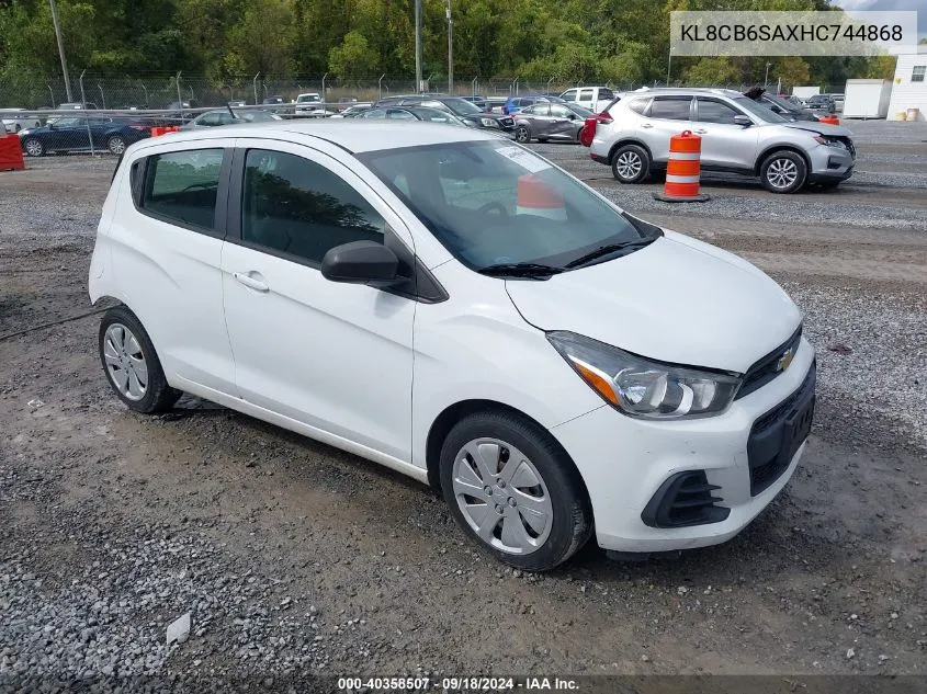 2017 Chevrolet Spark Ls Cvt VIN: KL8CB6SAXHC744868 Lot: 40358507