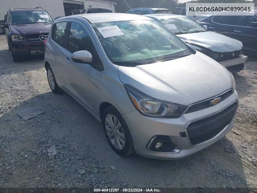 2017 Chevrolet Spark 1Lt Cvt VIN: KL8CD6SA0HC839045 Lot: 40412297