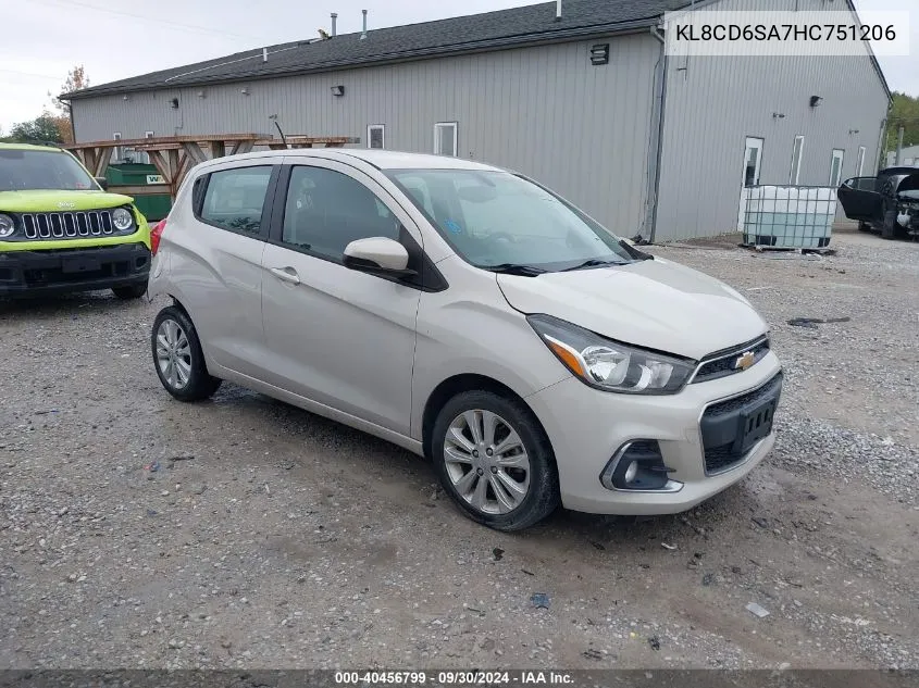 KL8CD6SA7HC751206 2017 Chevrolet Spark 1Lt