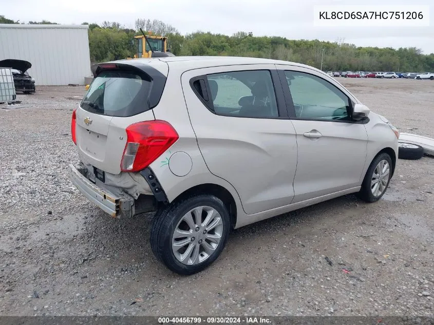 KL8CD6SA7HC751206 2017 Chevrolet Spark 1Lt