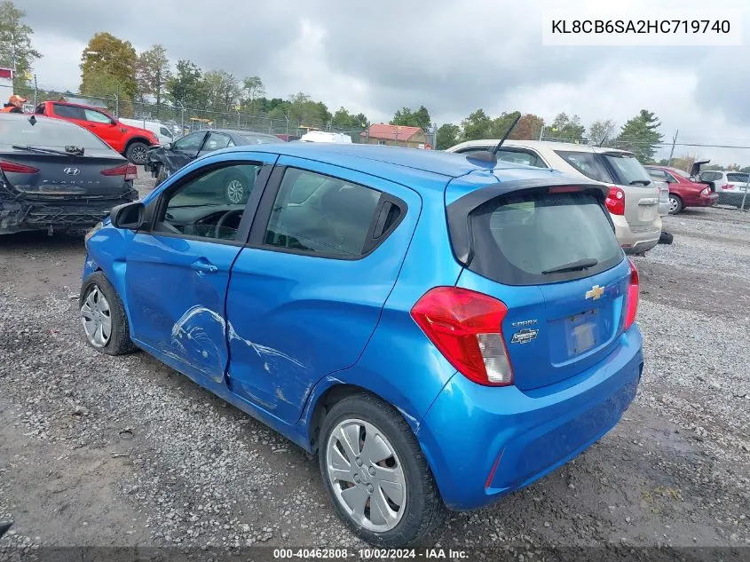 2017 Chevrolet Spark Ls Cvt VIN: KL8CB6SA2HC719740 Lot: 40462808