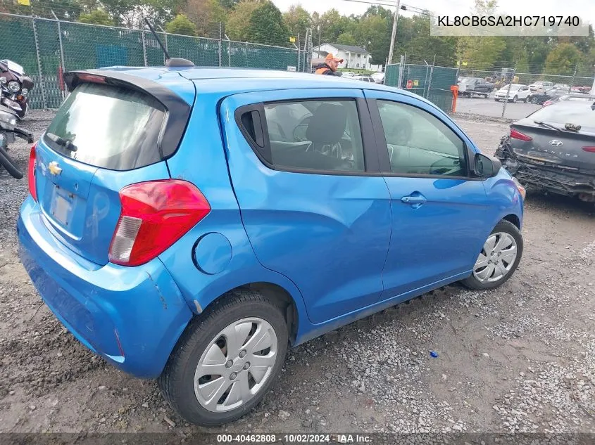 2017 Chevrolet Spark Ls Cvt VIN: KL8CB6SA2HC719740 Lot: 40462808