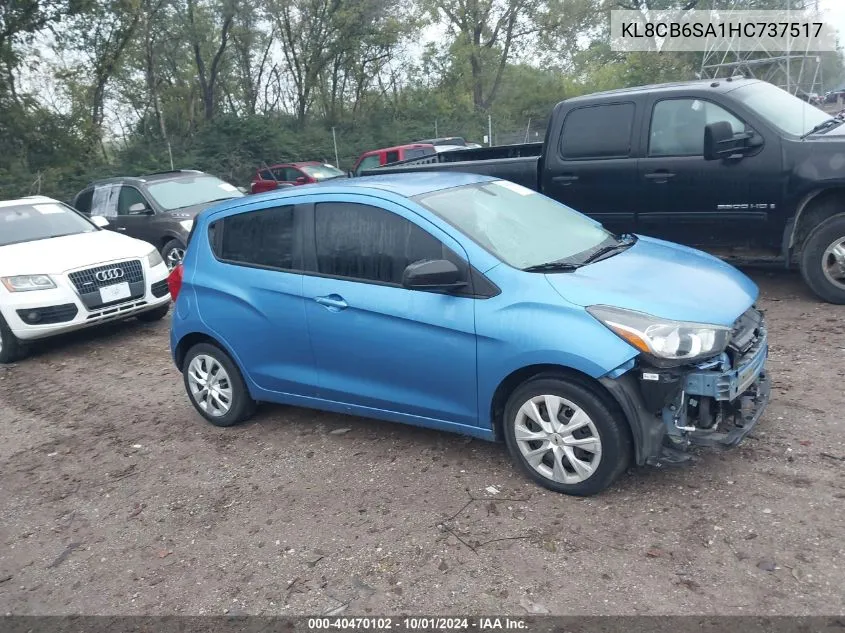 2017 Chevrolet Spark Ls VIN: KL8CB6SA1HC737517 Lot: 40470102