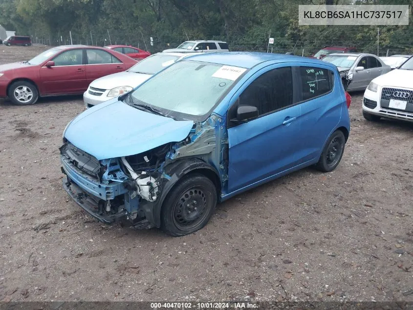 2017 Chevrolet Spark Ls VIN: KL8CB6SA1HC737517 Lot: 40470102