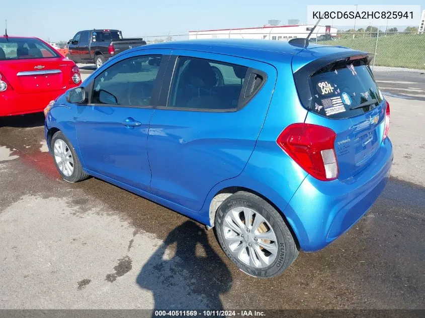 KL8CD6SA2HC825941 2017 Chevrolet Spark 1Lt Cvt