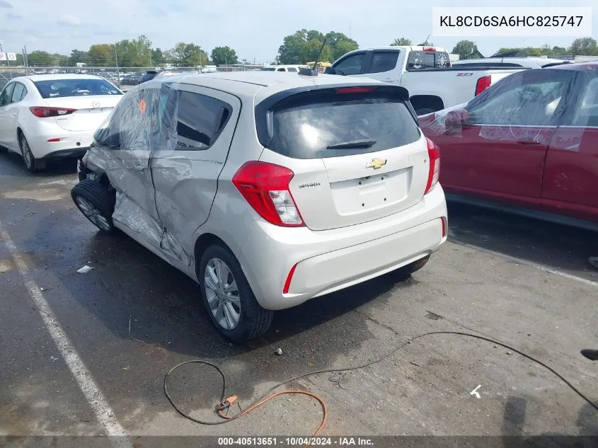 2017 Chevrolet Spark 1Lt Cvt VIN: KL8CD6SA6HC825747 Lot: 40513651