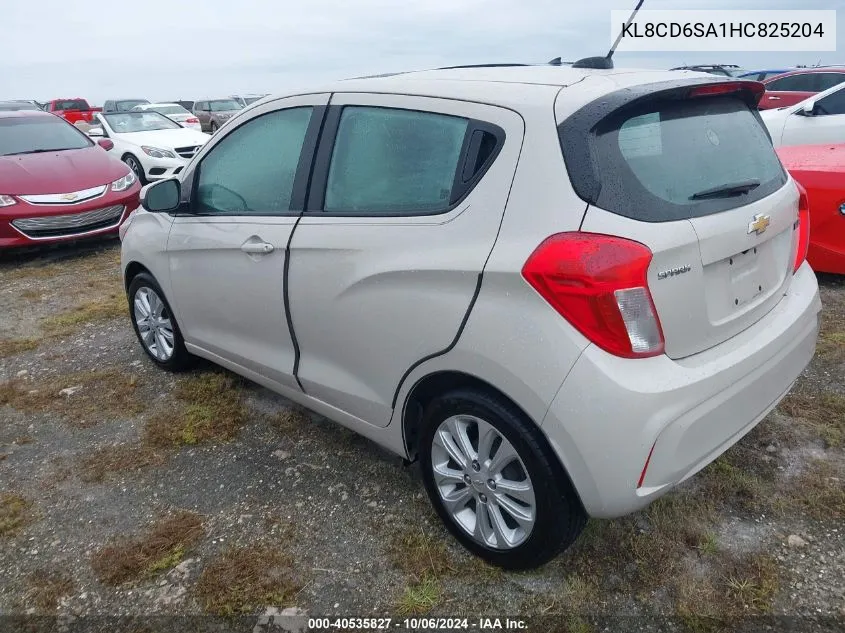 KL8CD6SA1HC825204 2017 Chevrolet Spark 1Lt