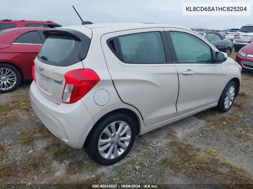 KL8CD6SA1HC825204 2017 Chevrolet Spark 1Lt