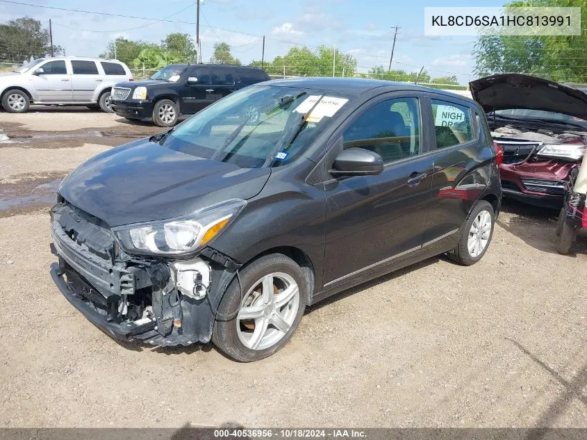 2017 Chevrolet Spark 1Lt Cvt VIN: KL8CD6SA1HC813991 Lot: 40536956