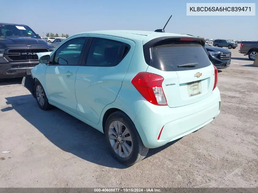 KL8CD6SA6HC839471 2017 Chevrolet Spark 1Lt Cvt