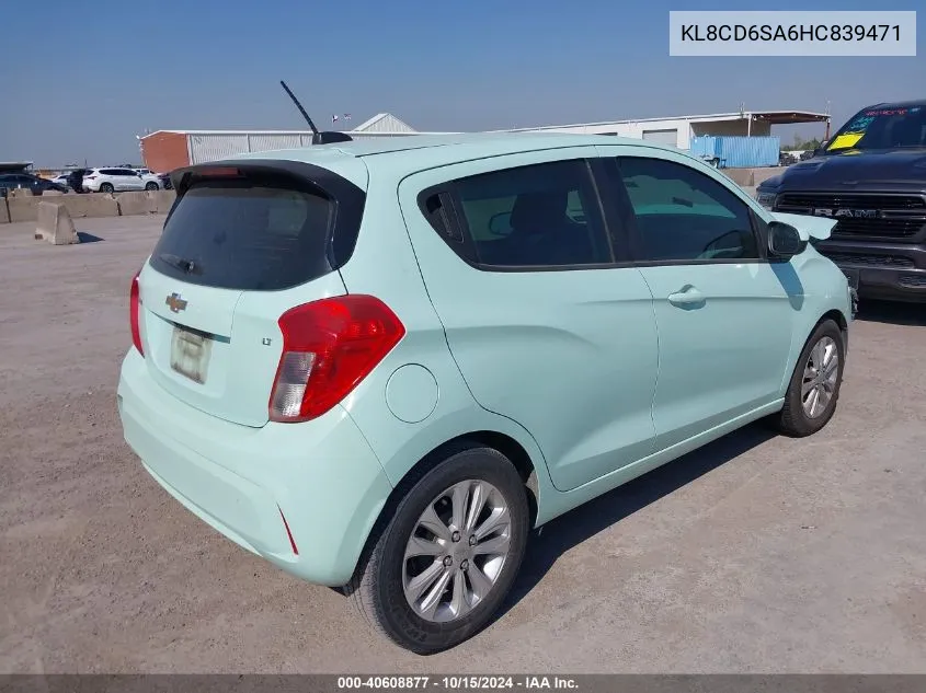 KL8CD6SA6HC839471 2017 Chevrolet Spark 1Lt Cvt