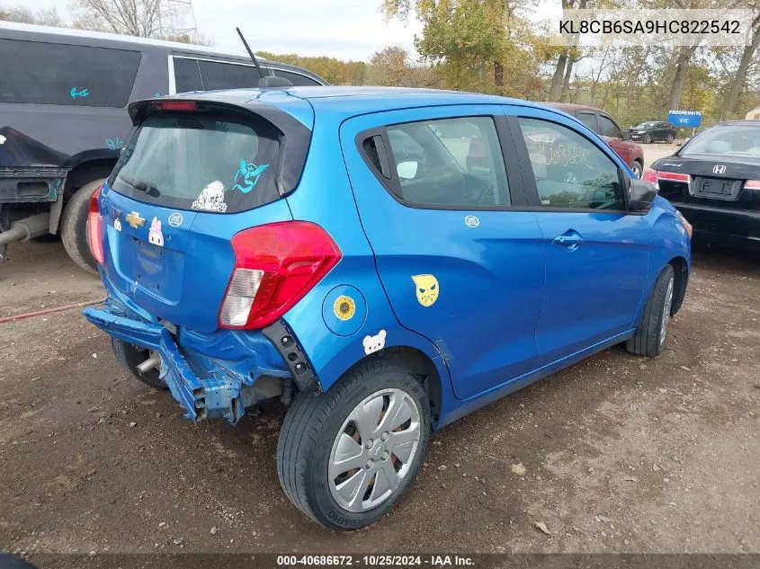 KL8CB6SA9HC822542 2017 Chevrolet Spark Ls Cvt